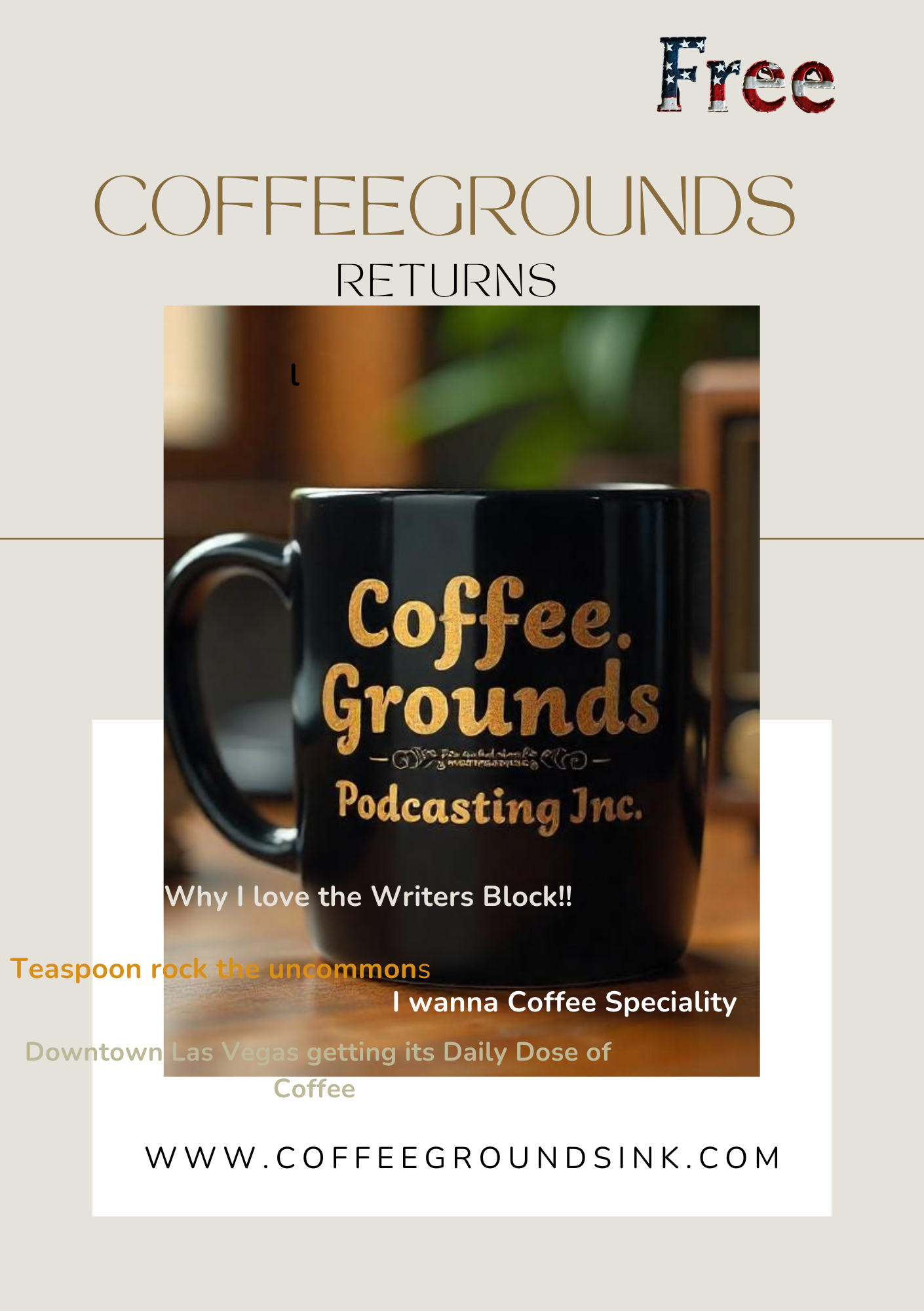 Coffee Grounds Ink: Taking Media on the Move